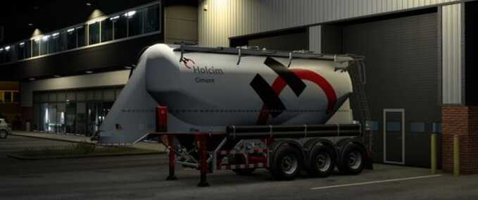 Trailer Feldbinder EUT 35m³ – HOLCIM (BE) Eurotruck Simulator mod