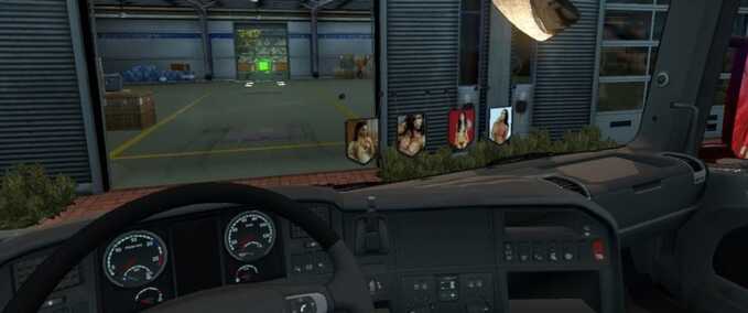 Trucks Megan Fox Pennants Pack - 1.48 Eurotruck Simulator mod
