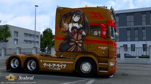 RJL Scania Topline Extended Kurumi Tokisaki – Date A Live Skin thumbnail 3