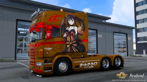 RJL Scania Topline Extended Kurumi Tokisaki – Date A Live Skin thumbnail 2
