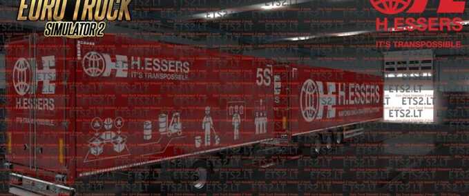 Trailer H.Essers Transport Ownership Trailer Skin - 1.48 Eurotruck Simulator mod