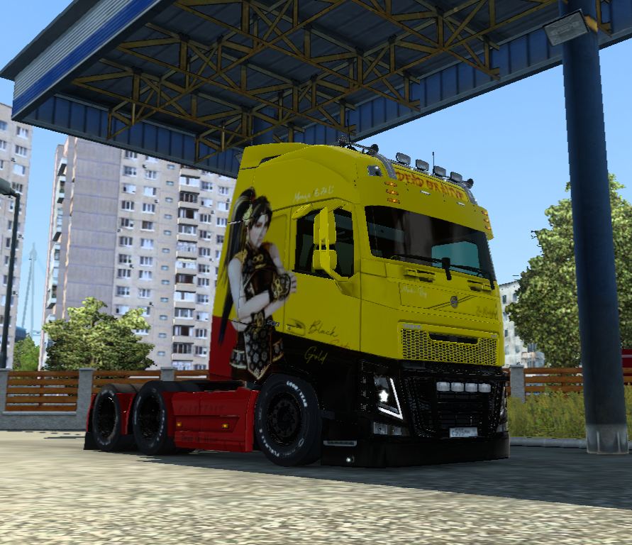 Momiji Black Gold Dress Skin By Zen Workshop