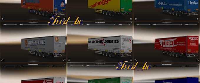 Trailer Pack Pro Liner - 1.48 Eurotruck Simulator mod