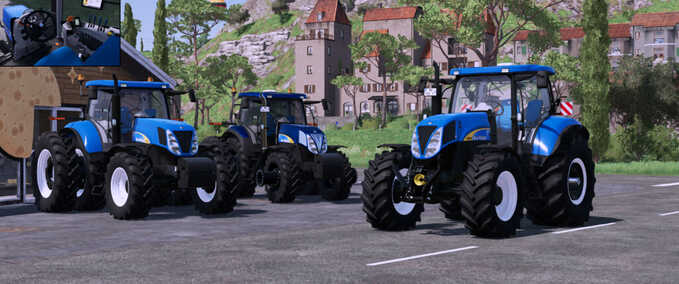 Traktoren New Holland T6000 / T7000 Landwirtschafts Simulator mod