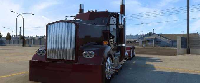 Trucks Ironwerx IW900Ironwerx IW900 with GSL Lowboy - 1.48 American Truck Simulator mod