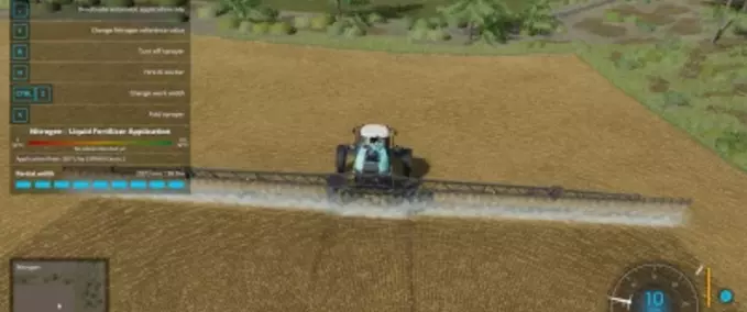 Gameplay Fahrzeug-HUD-Erweiterung Landwirtschafts Simulator mod