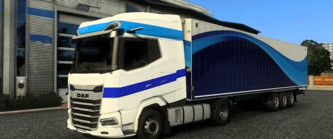 Trucks DAF Blue Art Combo Skin Pack Eurotruck Simulator mod