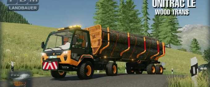 Traktoren Unitrac WoodTrans LE Landwirtschafts Simulator mod