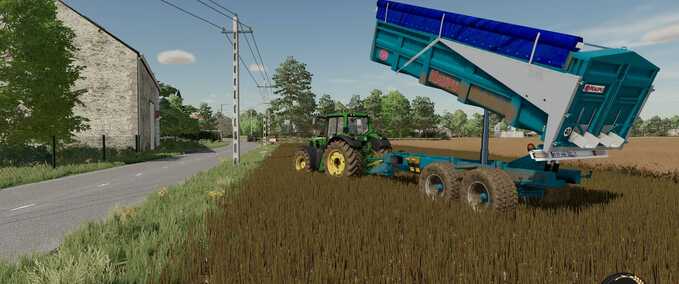 Auflieger Maupu BBM 7124 Landwirtschafts Simulator mod