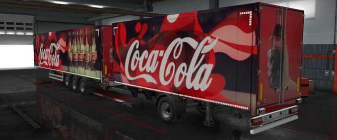 Trailer Coca-Cola Bottle Trailer - 1.48 Eurotruck Simulator mod