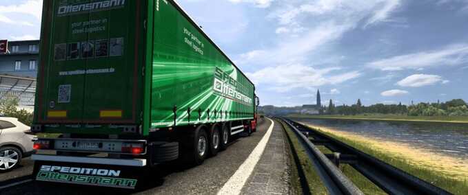 Trucks Mercedes-Benz Ottensmann Spedition Combo Skin  Eurotruck Simulator mod
