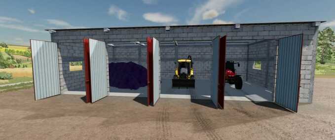 Platzierbare Objekte Gemauerte Garage Landwirtschafts Simulator mod
