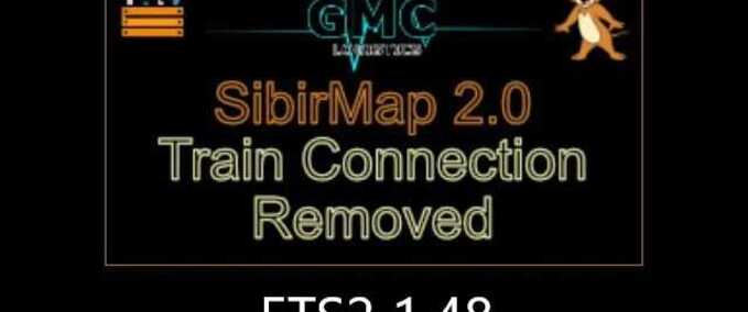 Maps SibirMap 2 Train Connection Removed  Eurotruck Simulator mod