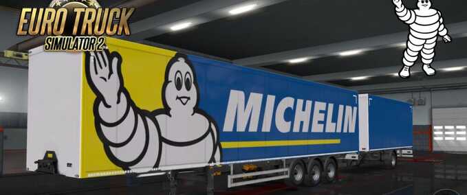 Trailer Michelin Trailer - 1.48 Eurotruck Simulator mod