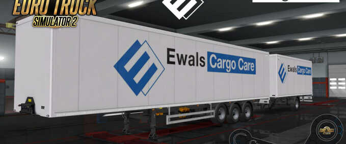 Trailer Ewals Cargo Care Trailer - 1.48 Eurotruck Simulator mod