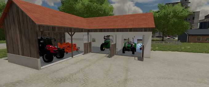 Gebäude Garage Werkstatt Landwirtschafts Simulator mod