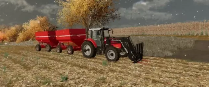 Auflieger Unverferth Gravity Wagon Landwirtschafts Simulator mod