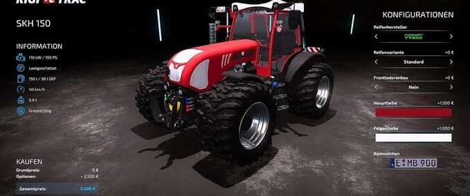 Traktoren Rigitruc SKH150 Chip Landwirtschafts Simulator mod