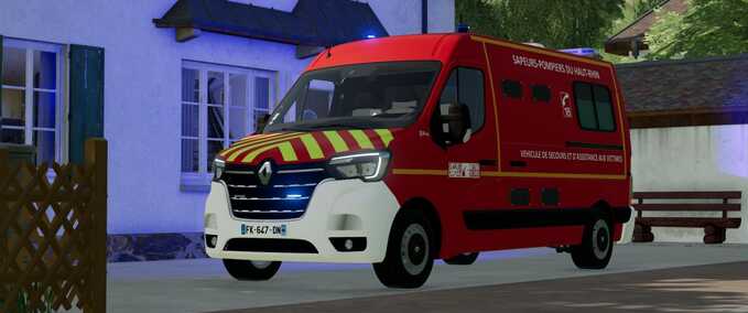 Feuerwehr Renault Master Landwirtschafts Simulator mod