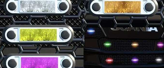 Trucks Boreman LED Marker Lights Pack Eurotruck Simulator mod
