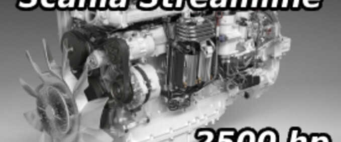 Trucks Scania Streamline 2500 HP Engine (200km/h+) Eurotruck Simulator mod