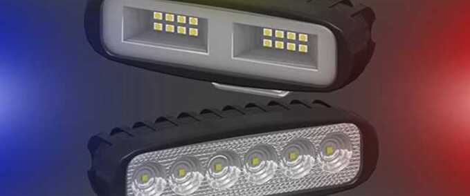 Trucks LED LightBar Tuning Pack  Eurotruck Simulator mod