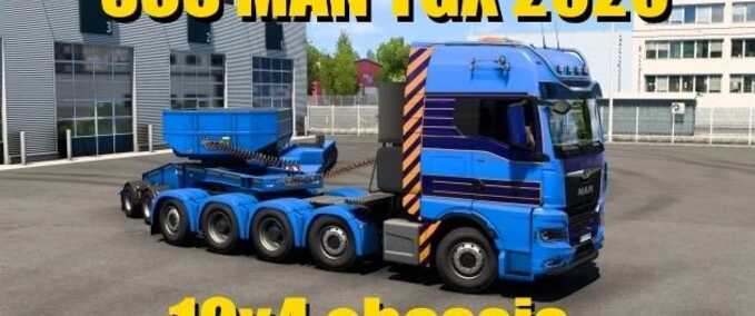 Trucks SCS MAN TGX 2020 10X4 Chassis Eurotruck Simulator mod