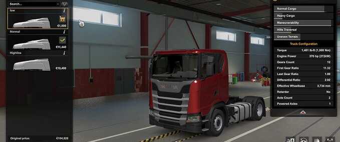 Trucks Eugene Scania S Flat Roof Addon Eurotruck Simulator mod