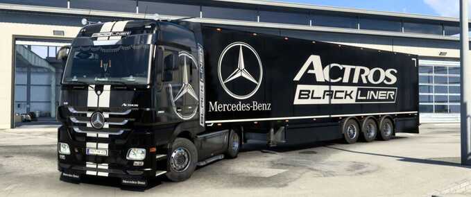 Trucks Mercedes Actros MP3 Liner Series Eurotruck Simulator mod