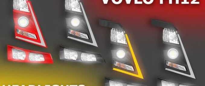 Trucks VOLVO FH12 HEADLIGHTS REWORK  Eurotruck Simulator mod