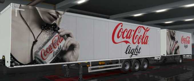 Trailer Coca-Cola Light Trailer Eurotruck Simulator mod