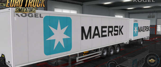 Trailer Maersk Trailer  Eurotruck Simulator mod