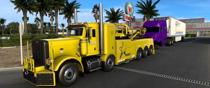 Trucks Peterbilt 389 Carhauler / Autohauler  American Truck Simulator mod