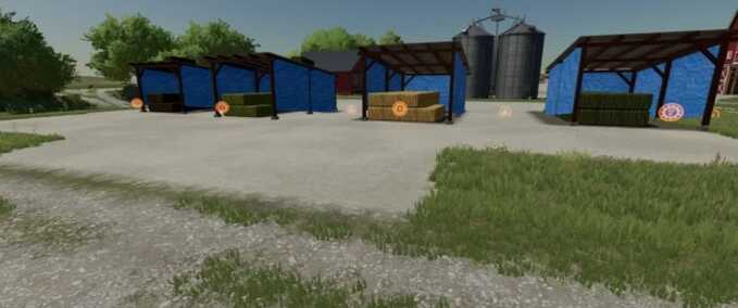 Platzierbare Objekte Schuppen+Autolade Landwirtschafts Simulator mod