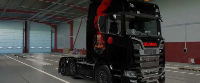 Trucks Scania S Meet The Dancing Clown Skin Eurotruck Simulator mod