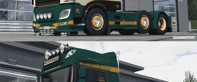 Trucks DAF XF Euro 6 Changeable Multicolor Skin – Gloss & Matte Eurotruck Simulator mod