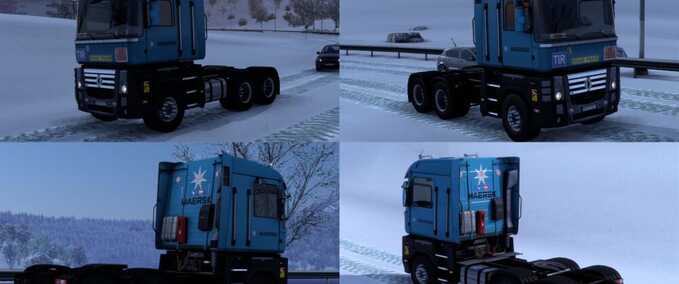 Trucks RENAULT MAGNUM BY RODONITCHO MODS MAERSK SKIN #2.0 Eurotruck Simulator mod