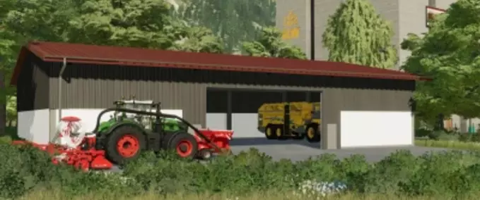 Schuppen Headerhall Landwirtschafts Simulator mod