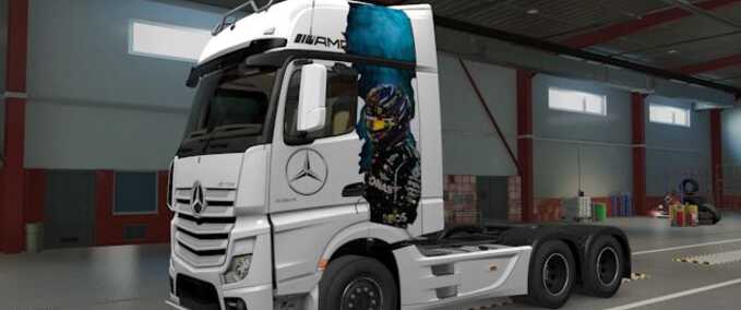 Trucks Mercedes F1 Skin Eurotruck Simulator mod