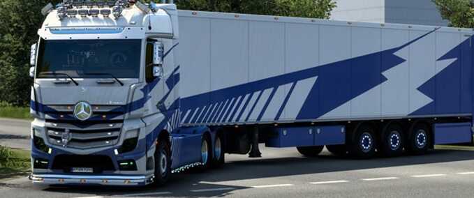 Trucks MERCEDES BENZ ACTROS TMP (MULTIPLAYER) Eurotruck Simulator mod