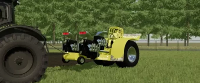 Traktoren Yellow Thunder Pulling Tractor Landwirtschafts Simulator mod