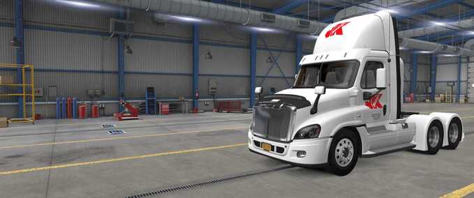 Skins Ruda Cascadia Daycab Skin  American Truck Simulator mod