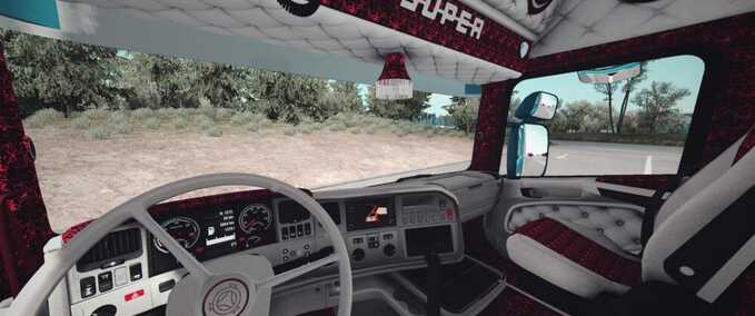 Trucks Scania RJL White Holland Interior Luxure  Eurotruck Simulator mod