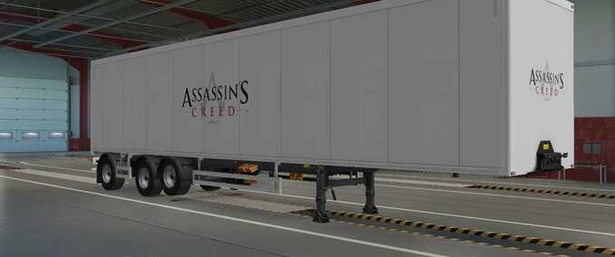 Trailer ASSASSING’S CREED TRAILER SKIN Eurotruck Simulator mod