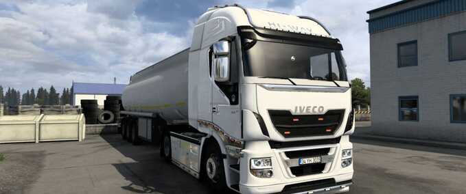 Trucks Iveco HI-WAY Custom + Lux Interior - 1.48 Eurotruck Simulator mod
