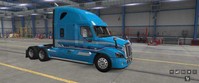 Skins Ruda Cascadia 72 Skin American Truck Simulator mod