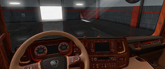 Trucks Scania S Wood Interior  Eurotruck Simulator mod