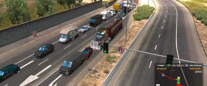Mods More AI Traffic American Truck Simulator mod