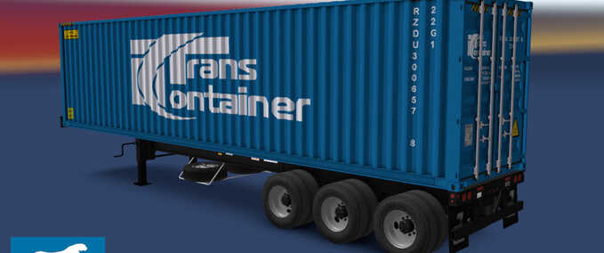 Trailer CHEETAH CONTAINER TRAILER - 1.48.5 American Truck Simulator mod