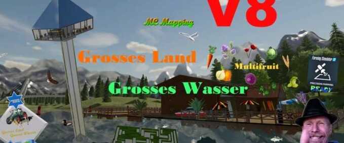 Maps Great Land Big Water Multifruit Update Landwirtschafts Simulator mod